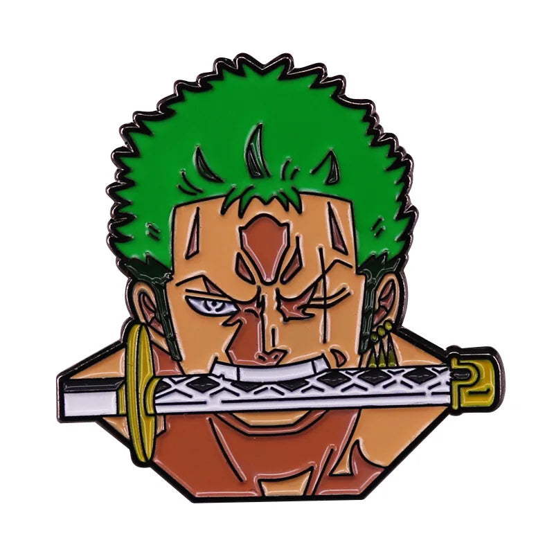 Anime One Piece Enamel Pin Pirate Ship Going Merry Brooches Lapel Pins for Backpack Briefcase Badges Fashion Jewelry Accessories