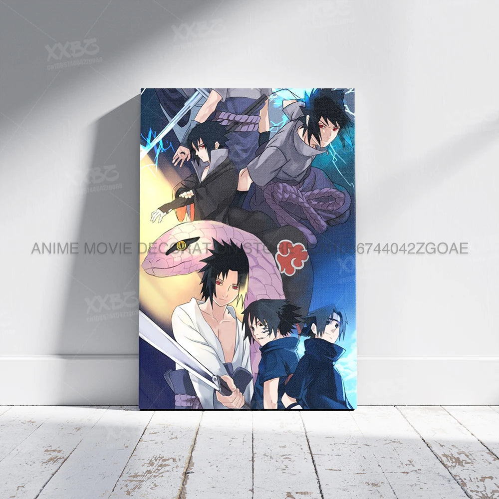 Naruto Home Decoration Uchiha Sasuke Painting Orochimaru Canvas Picture Uchiha Itachi Wall Art Anime Poster No Frame For Bedroom