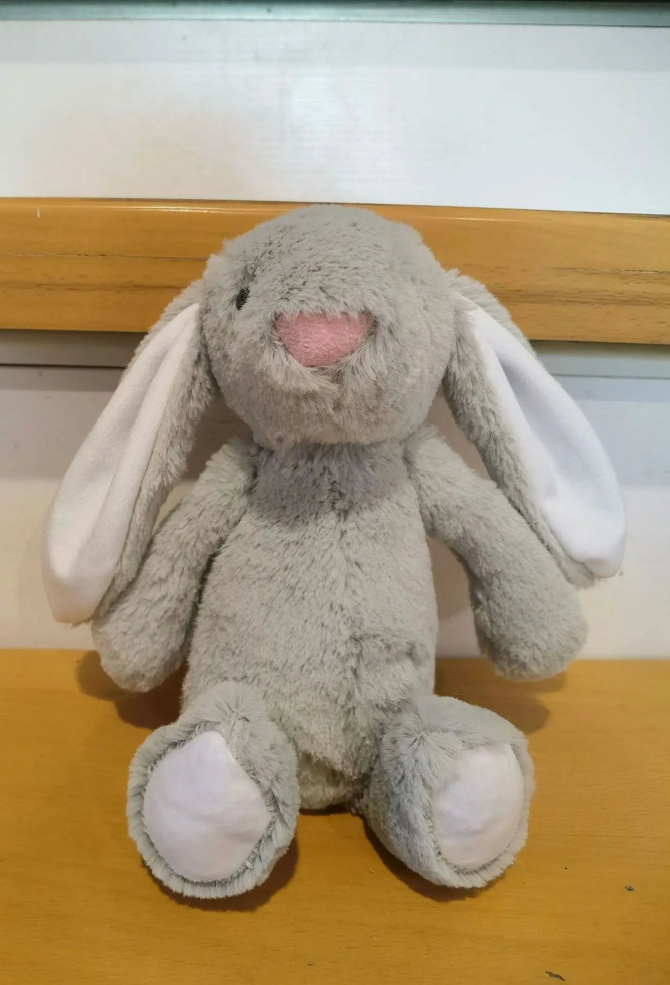 25CM Super Soft Bunny Plush Toy Cute Rabbits Stuffed Animals with Flowered Long Ears Plushies for Girls Children Gift