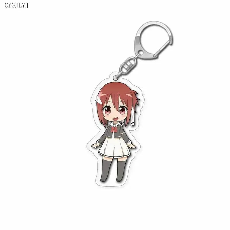 Cute Anime Keychain Komi San Wa Komyushou Desu Women Komi Shoko Tadano Hitohito Key Chain Man Acrylic Accesories Kawaii Chaveio
