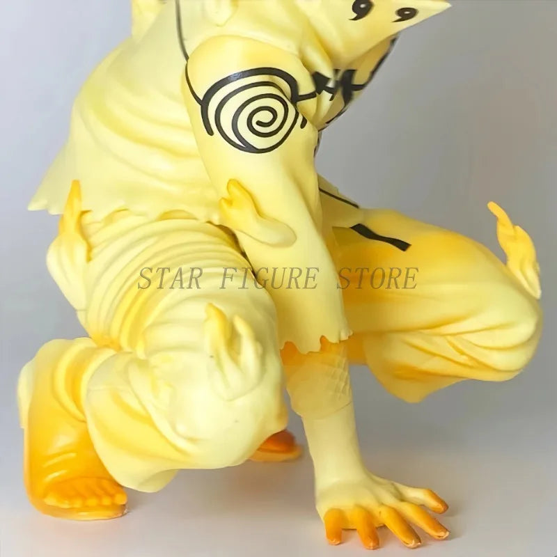 NARUTO Shippuden Figures Uzumaki Naruto Kurama Action Figure Courageous Strength That Binds Collection Model Toys Car Ornaments