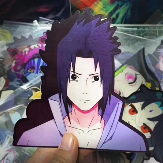 NARUTO Sasuke Susanoo Sticker Anime 3D Motion Sticker Waterproof Decals Laptop Refrigerator Sticker Kids Toy Gift