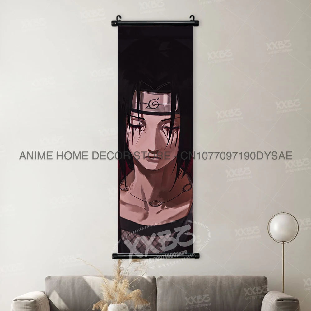 Naruto Posters Senjyuu Hashiram Hanging Painting Tobirama Wall Art Sarutobi Hiruzen Anime Scrolls Picture Namikaze Minato Decor