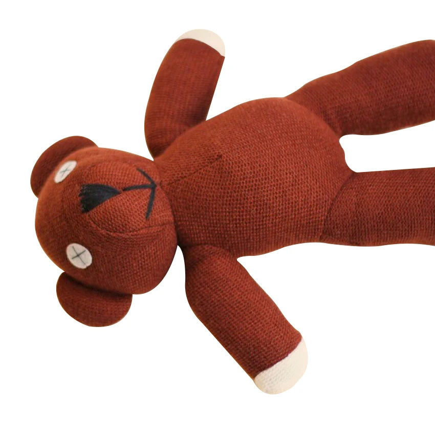 1pc 23cm Mr Bean Teddy Bear Animal Stuffed Plush Toy Soft Cartoon Brown Figure Doll Child Kids Gift Toys Birthday Gift