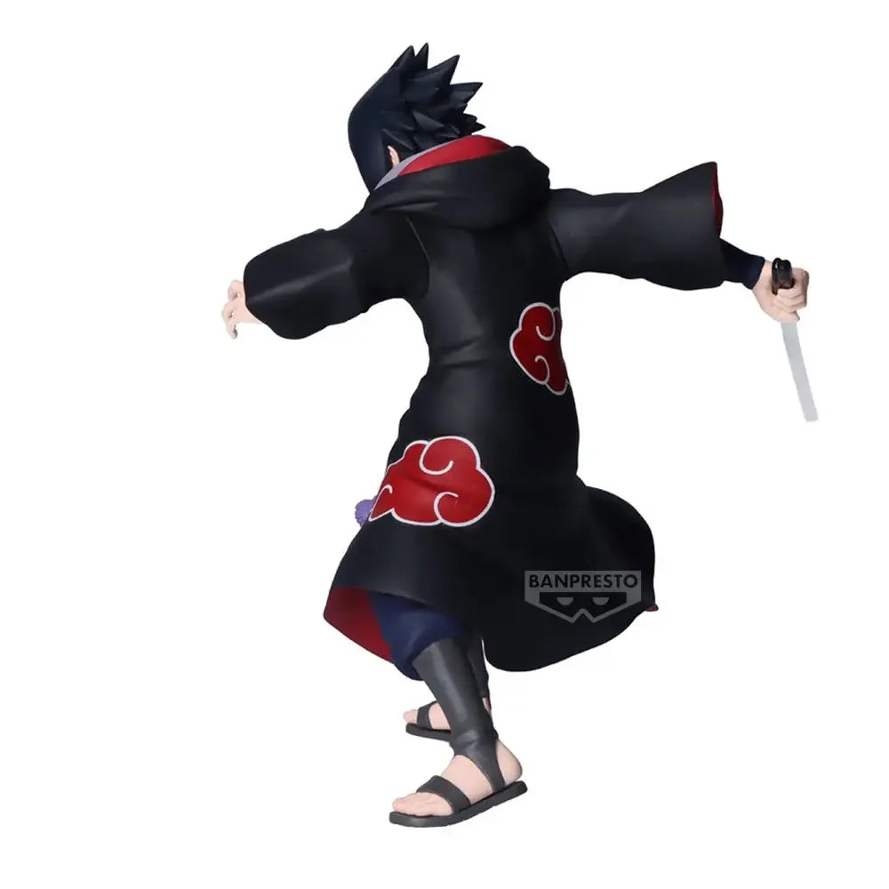 In Stock Original BANDAI Banpresto NARUTO VIBRATION STARS Uchiha Sasuke Akatsuki PVC Anime Figure Action Figures Model Toys