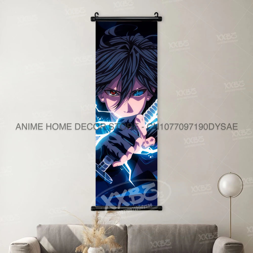Naruto Posters Senjyuu Hashiram Hanging Painting Tobirama Wall Art Sarutobi Hiruzen Anime Scrolls Picture Namikaze Minato Decor