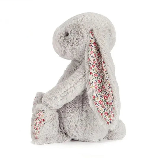 25CM Super Soft Bunny Plush Toy Cute Rabbits Stuffed Animals with Flowered Long Ears Plushies for Girls Children Gift