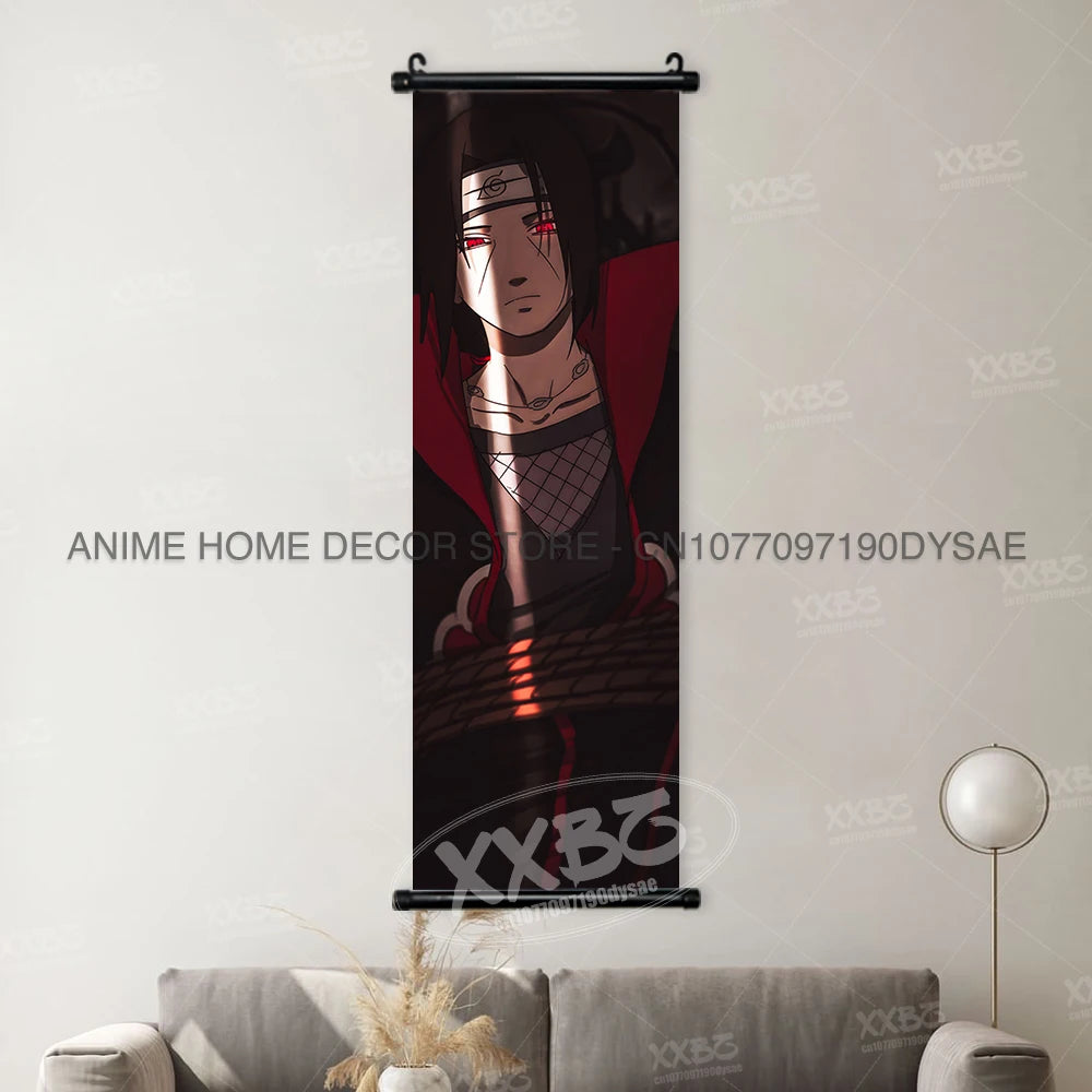 Naruto Posters Senjyuu Hashiram Hanging Painting Tobirama Wall Art Sarutobi Hiruzen Anime Scrolls Picture Namikaze Minato Decor