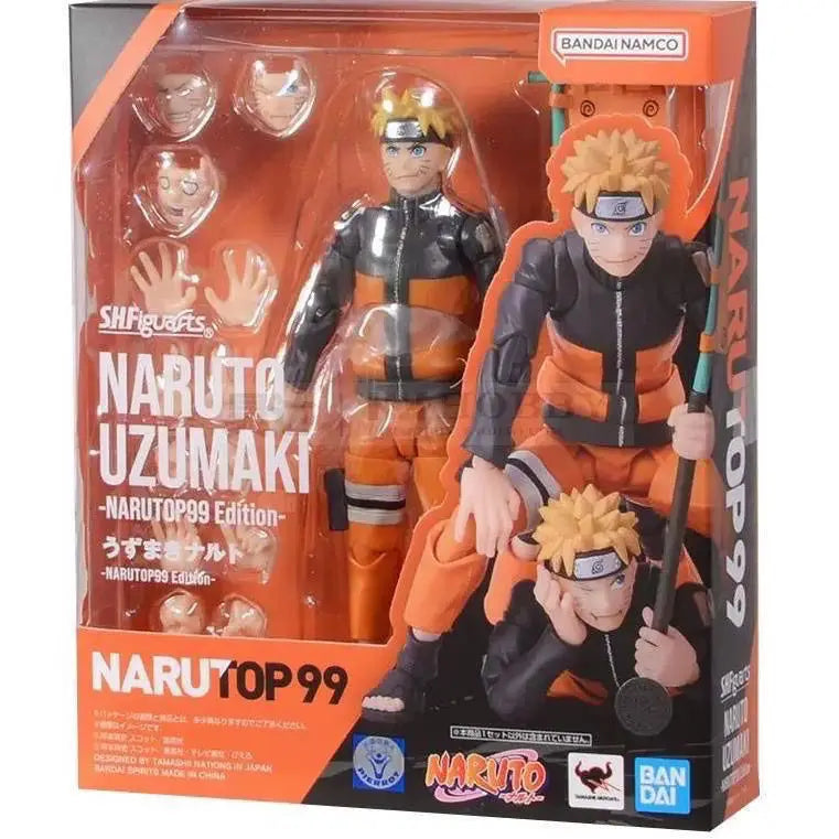 Original Bandai Anime Action Figure Naruto Shfiguarts Haruno Sakura Narutop99 Edition Finished Model Kit Toy Children Gift