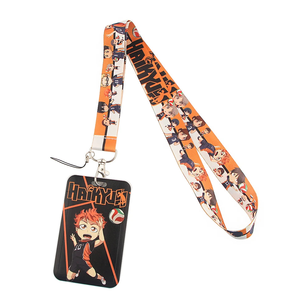 Anime Lanyard for Keys Card ID Badge Holder Phone Charm Key Chain Key Holder Key Rings Accessories