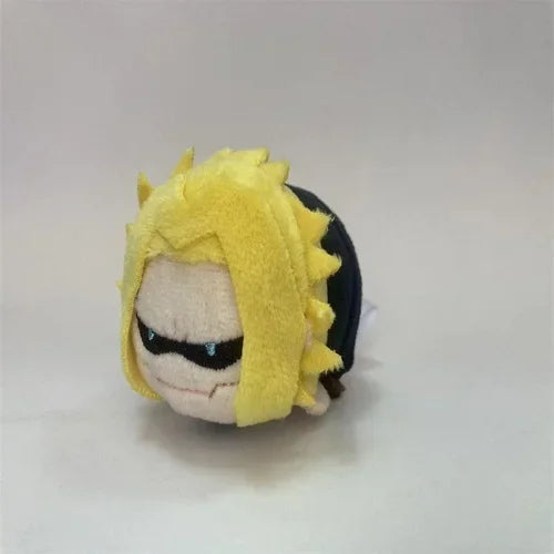 8.5cm Mochi Mascot My Hero Academia The Movie Two Heros Plush Pendant Wing Hero Hawks All Might Aizawa Shouta Endeavour Doll Toy