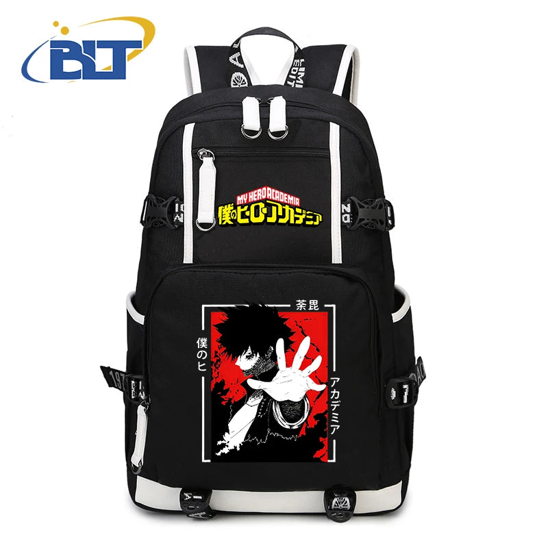 My Hero Academia Anime Backpack Campus Student Schoolbag Youth Travel Bag s Back to School Gift