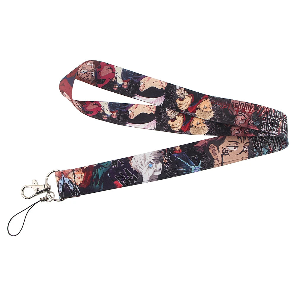 Anime Lanyard for Keys Card ID Badge Holder Phone Charm Key Chain Key Holder Key Rings Accessories