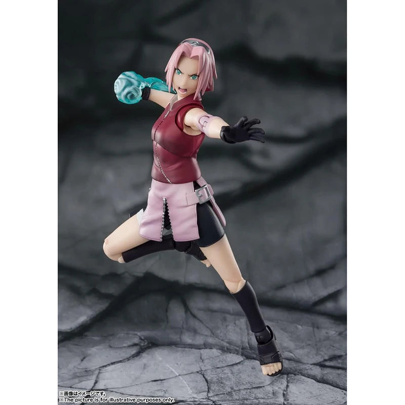 Original Bandai S.H.Figuarts Shf Naruto Shippuden Obito Uchiha Sasuke Kakashi In Stock Anime Action Collection Figures Model Toy