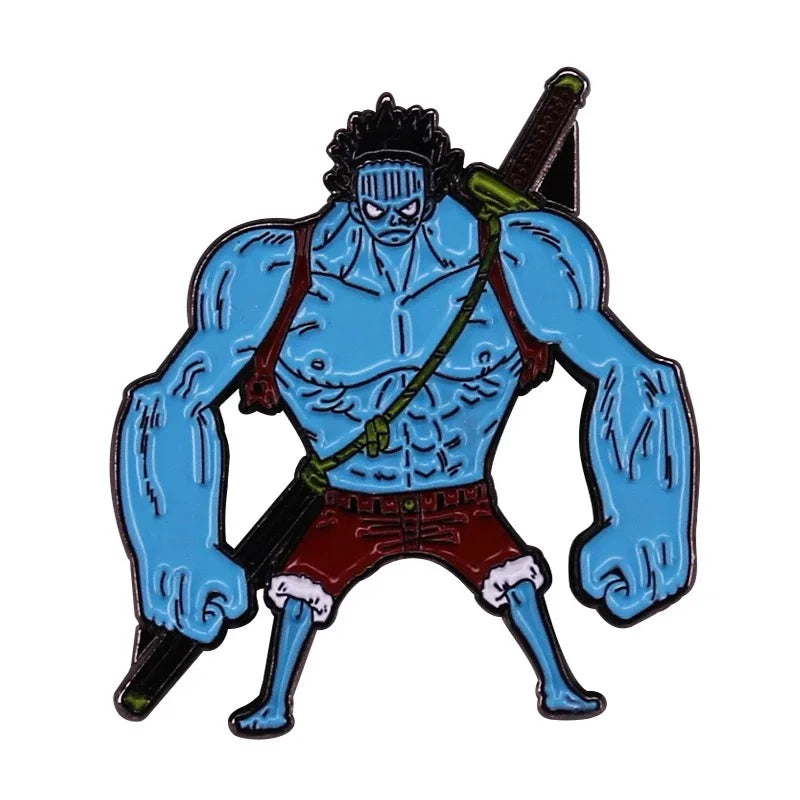 Anime One Piece Enamel Pin Pirate Ship Going Merry Brooches Lapel Pins for Backpack Briefcase Badges Fashion Jewelry Accessories