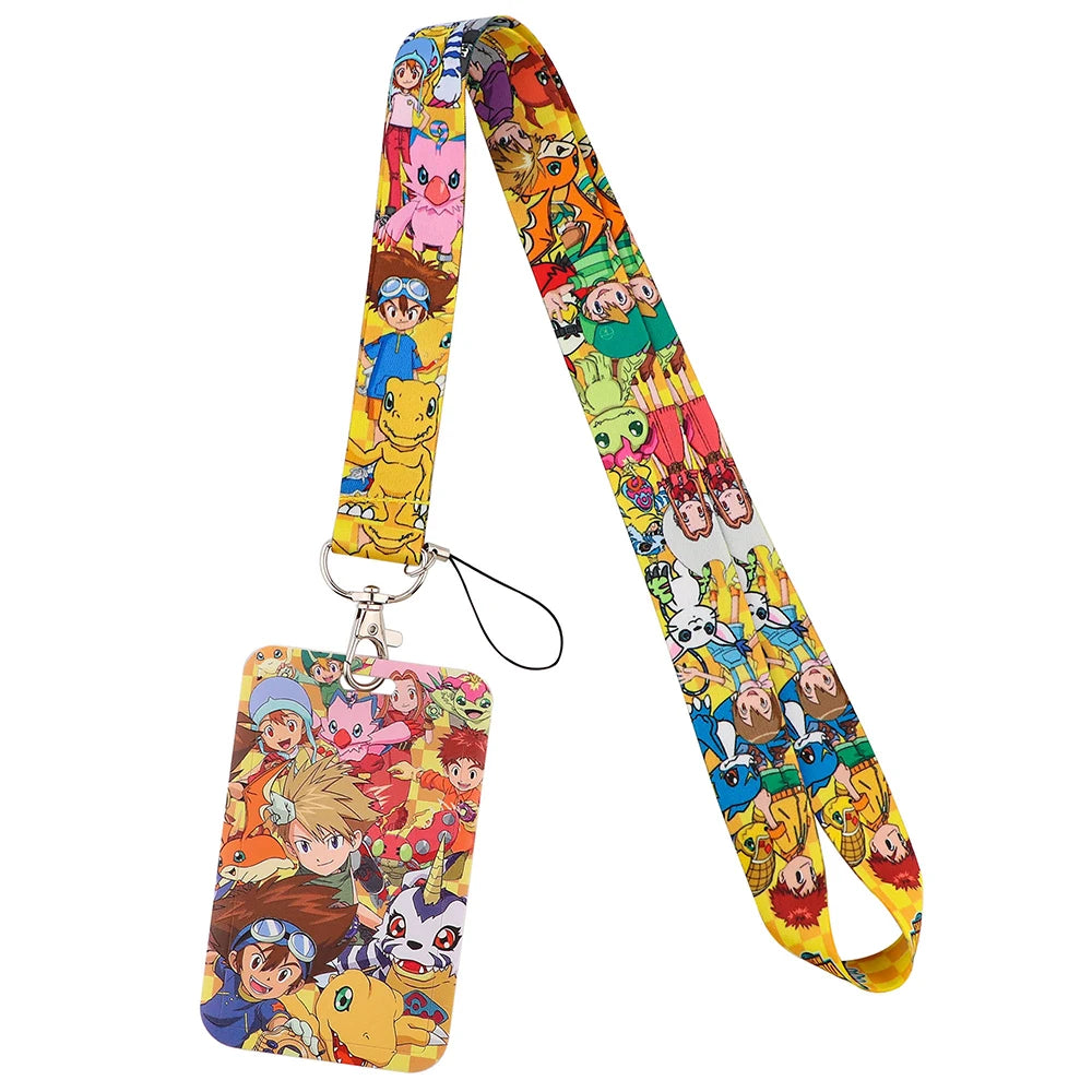 Anime Lanyard for Keys Card ID Badge Holder Phone Charm Key Chain Key Holder Key Rings Accessories