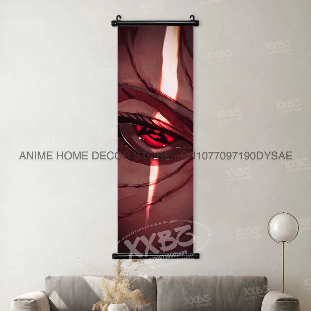 Naruto Posters Senjyuu Hashiram Hanging Painting Tobirama Wall Art Sarutobi Hiruzen Anime Scrolls Picture Namikaze Minato Decor