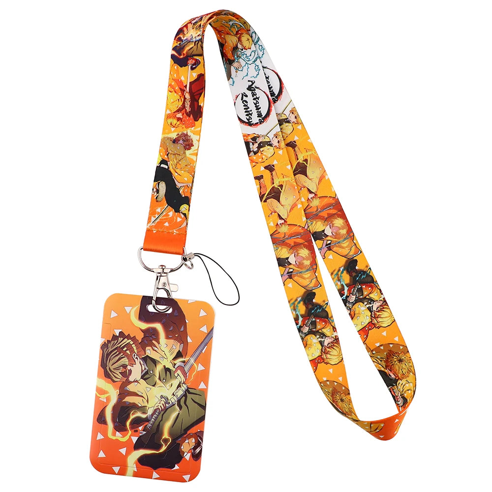 Anime Lanyard for Keys Card ID Badge Holder Phone Charm Key Chain Key Holder Key Rings Accessories