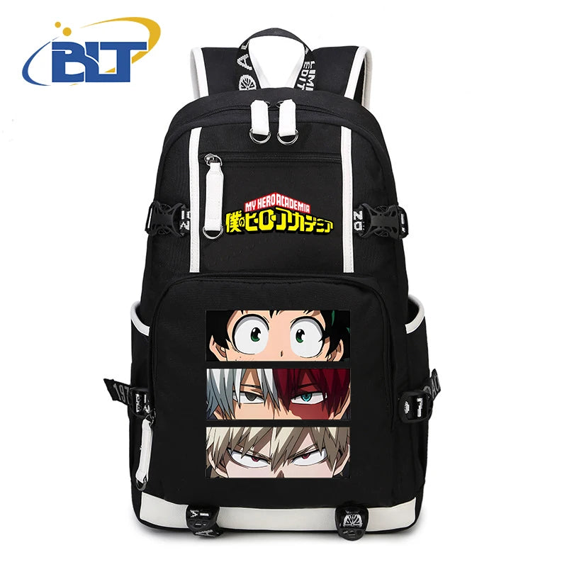 My Hero Academia Anime Backpack Campus Student Schoolbag Youth Travel Bag s Back to School Gift