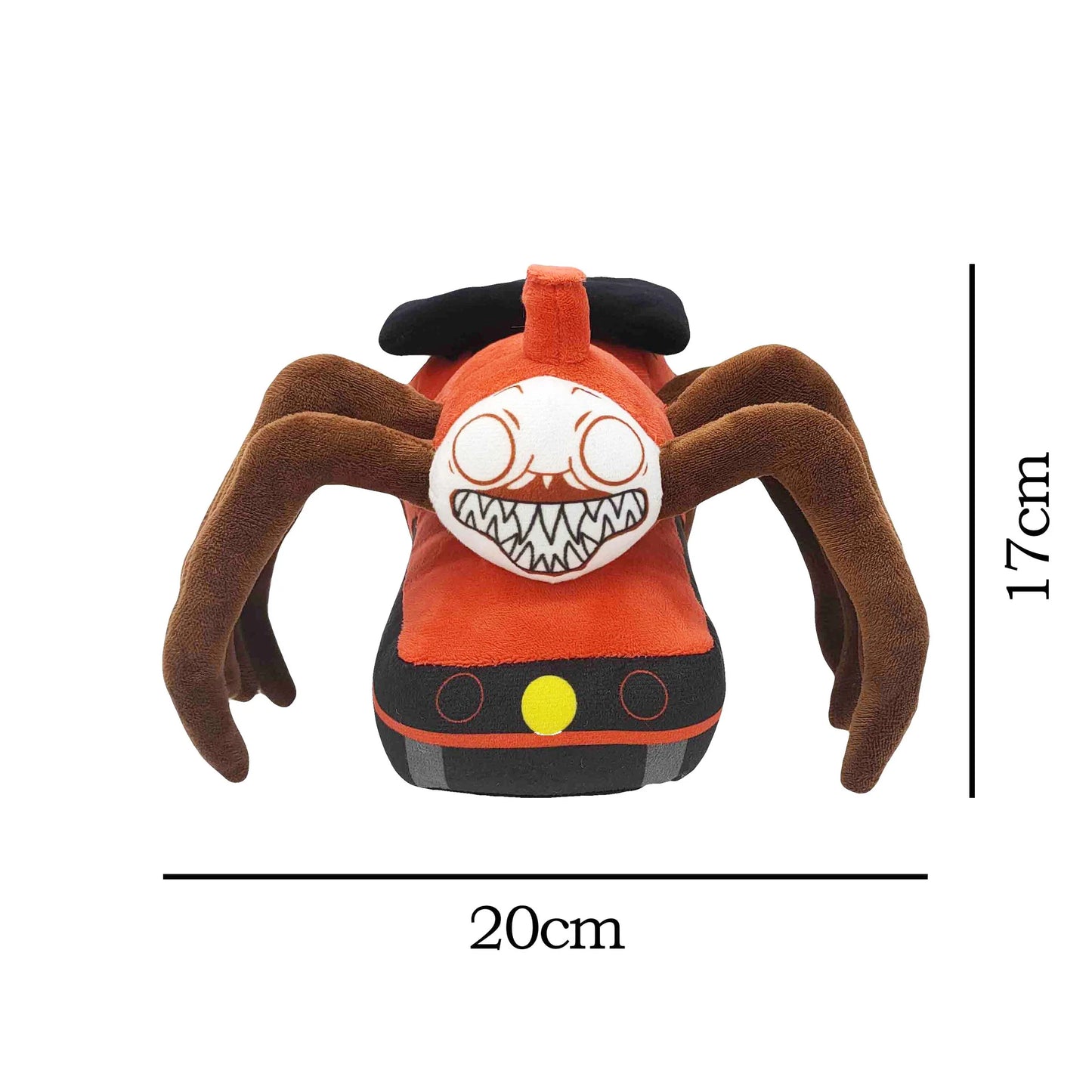 Choo-Choo Charles Plush Toy Horror Game Character Stuffed Doll Scary Spider Train Soft Model Cartoon Plushie For Kids Children