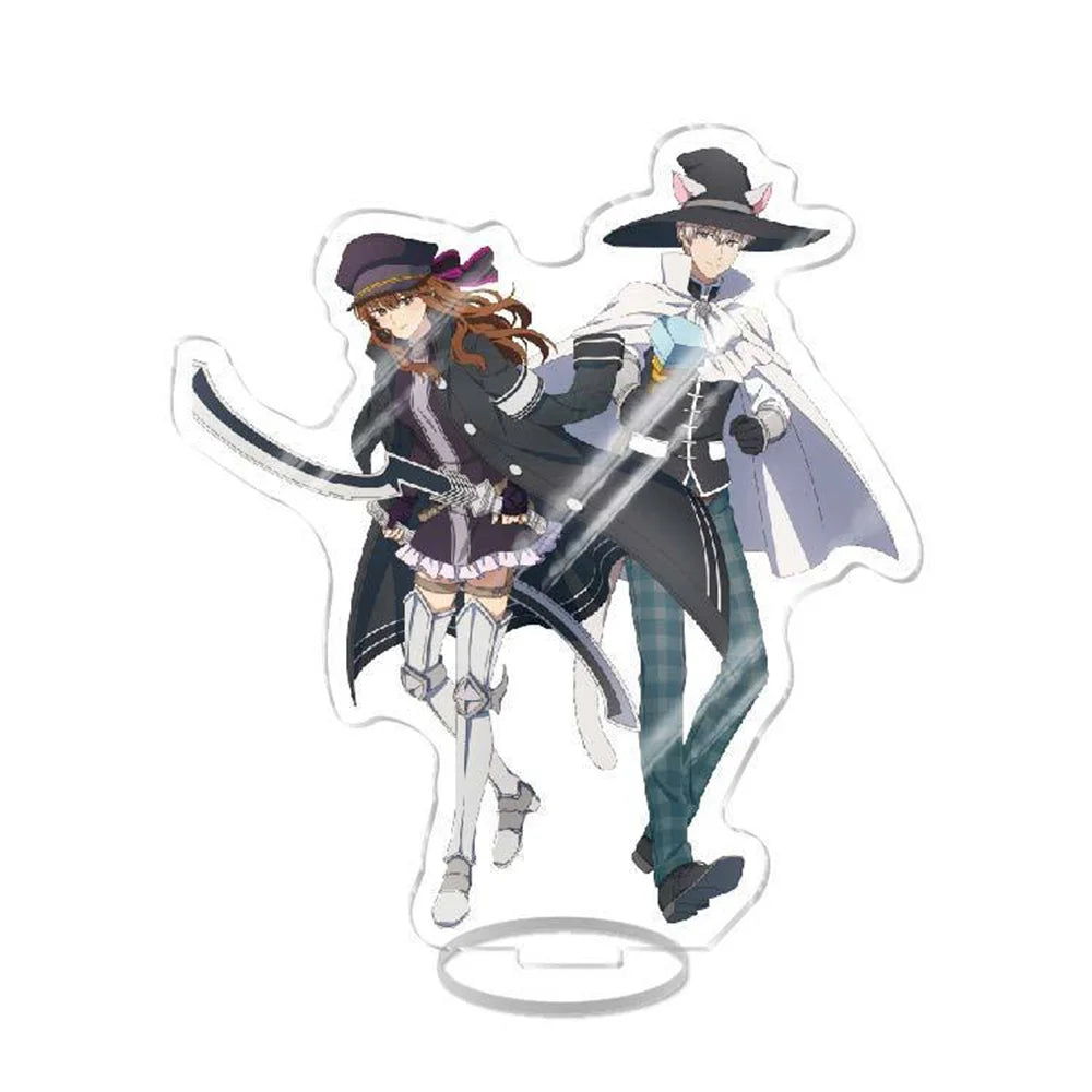 15CM Cartoon Anime Figure The Ice Guy and His Cool Female Colleague  Acrylic Stand Model Plate Desktop Office Home Collection