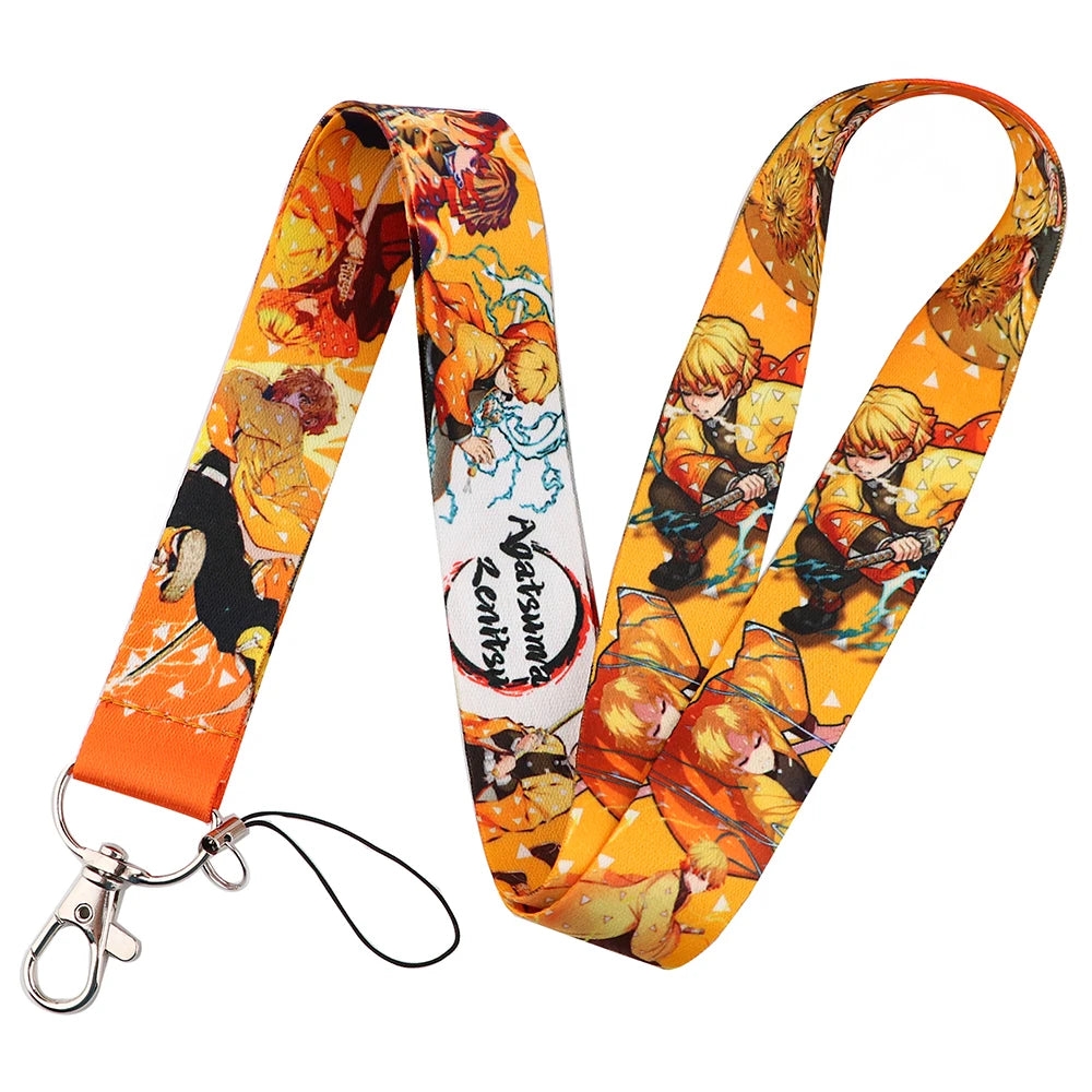 Anime Lanyard for Keys Card ID Badge Holder Phone Charm Key Chain Key Holder Key Rings Accessories