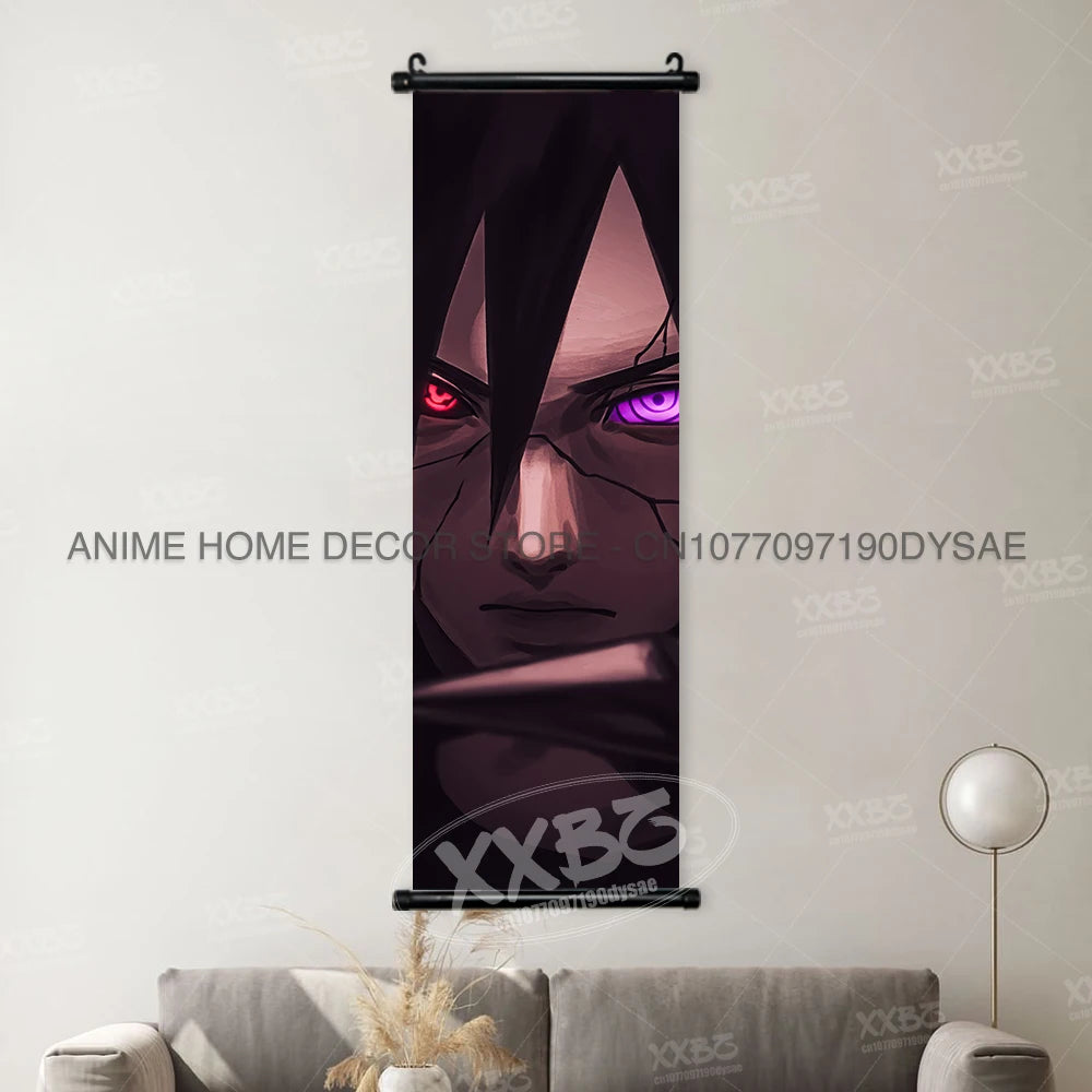 Naruto Posters Senjyuu Hashiram Hanging Painting Tobirama Wall Art Sarutobi Hiruzen Anime Scrolls Picture Namikaze Minato Decor