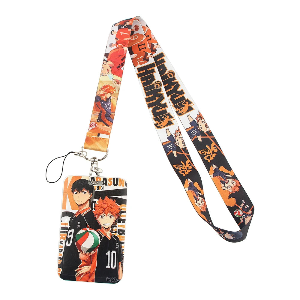 Anime Lanyard for Keys Card ID Badge Holder Phone Charm Key Chain Key Holder Key Rings Accessories