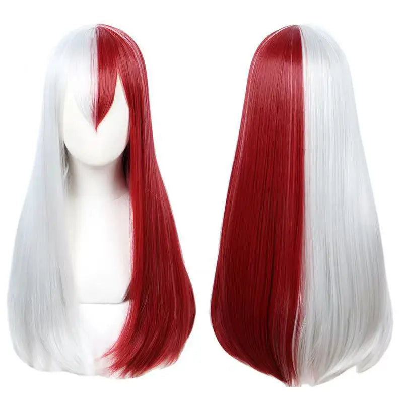 Anime My Hero Academia Todoroki Shoto Cosplay Costume Kimono Dress Uniform Wig Women Men Halloween Carnival Party Role Play Suit