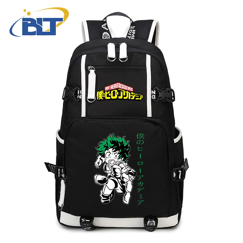 My Hero Academia Anime Backpack Campus Student Schoolbag Youth Travel Bag s Back to School Gift