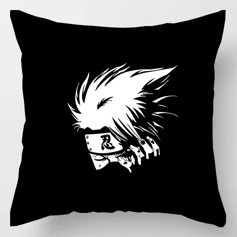 45cm Naruto Anime Pillow Case Cartoon Peripheral Square Popular Pillowcase Car Room Personality Creative Home Pillow Cover Gift