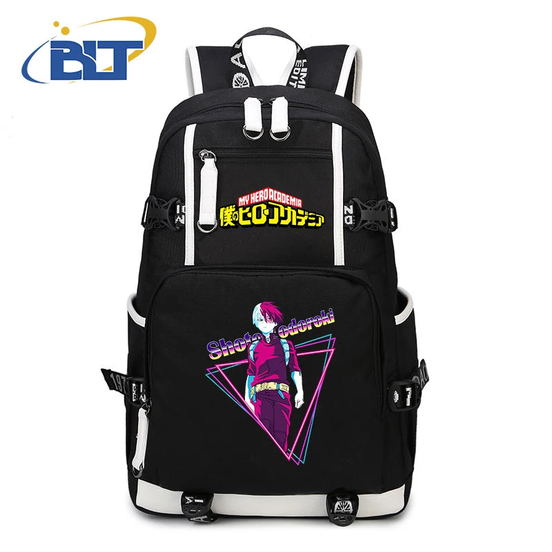 My Hero Academia Anime Backpack Campus Student Schoolbag Youth Travel Bag s Back to School Gift
